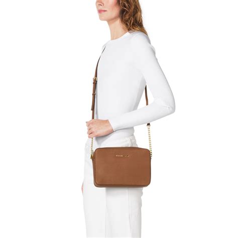 large crossbody michael kors|michael kors large saffiano crossbody.